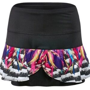 LUCKY IN LOVE  Bombastic Flounce Scallop Tennis Skort